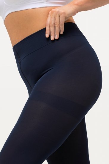 Ulla Popken 815580 3/4-strømpeleggings med gnagbeskyttelse 80 den Mørkeblå - Strømpebukser & sokker - 