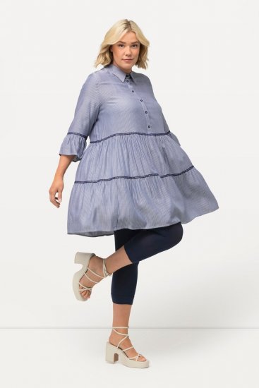 Ulla Popken 815580 3/4-strømpeleggings med gnagbeskyttelse 80 den Mørkeblå - Strømpebukser & sokker - 