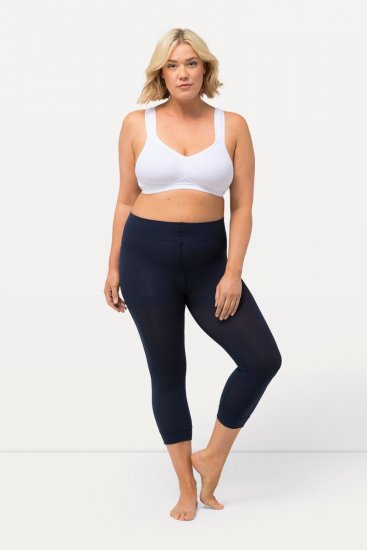 Ulla Popken 815580 3/4-strømpeleggings med gnagbeskyttelse 80 den Mørkeblå - Strømpebukser & sokker - 