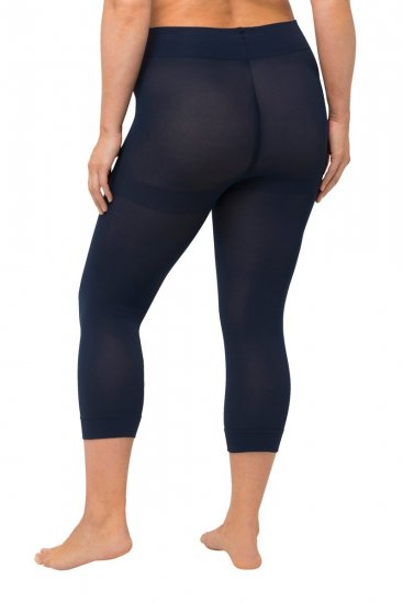 Ulla Popken 815580 3/4-strømpeleggings med gnagbeskyttelse 80 den Mørkeblå - Strømpebukser & sokker - 