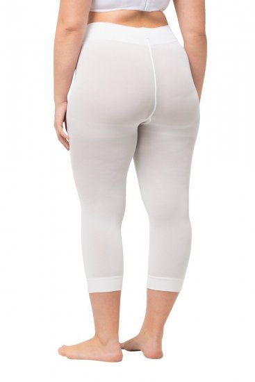 Ulla Popken 815580 3/4-strømpeleggings med gnagbeskyttelse 80 den Hvit - Strømpebukser & sokker - 