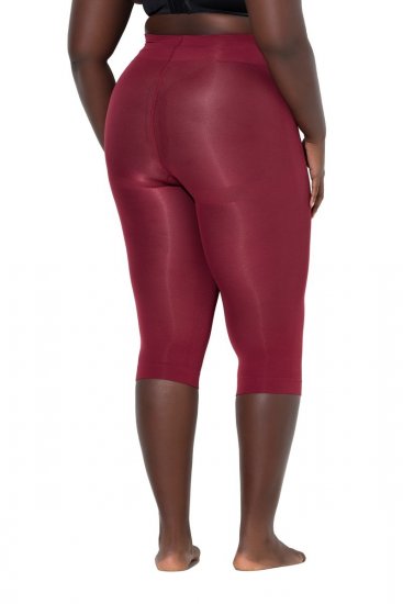 Ulla Popken 815580 3/4-strømpeleggings med gnagbeskyttelse 80 den Rød - Strømpebukser & sokker - 