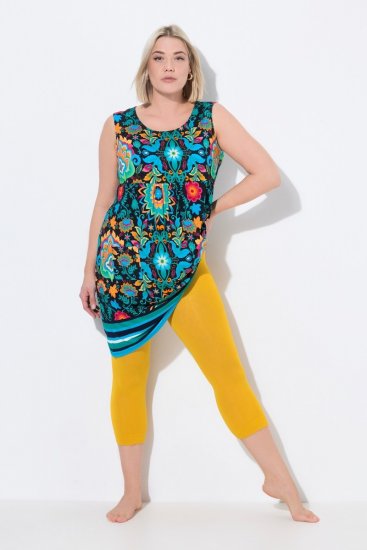 Ulla Popken 815580 3/4-strømpeleggings med gnagbeskyttelse 80 den Sennepsgul - Strømpebukser & sokker - 
