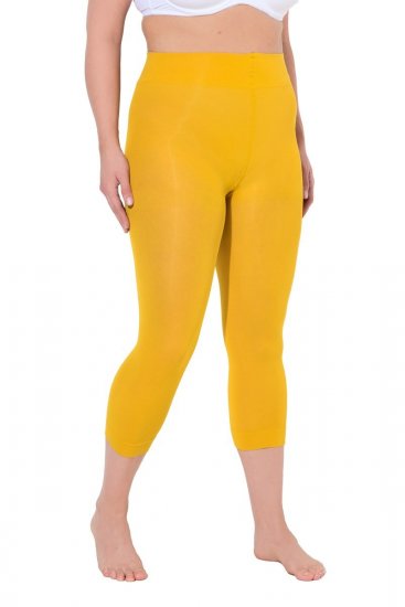 Ulla Popken 815580 3/4-strømpeleggings med gnagbeskyttelse 80 den Sennepsgul - Strømpebukser & sokker - 