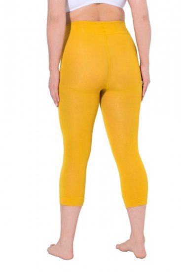 Ulla Popken 815580 3/4-strømpeleggings med gnagbeskyttelse 80 den Sennepsgul - Strømpebukser & sokker - 