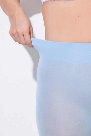 Ulla Popken 815580 3/4-strømpeleggings med gnagbeskyttelse 80 den Lyseblå - Strømpebukser & sokker - 