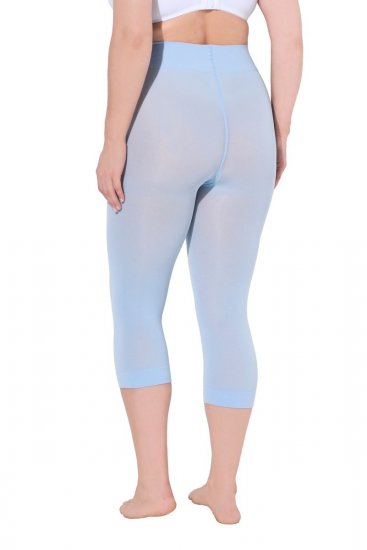 Ulla Popken 815580 3/4-strømpeleggings med gnagbeskyttelse 80 den Lyseblå - Strømpebukser & sokker - 