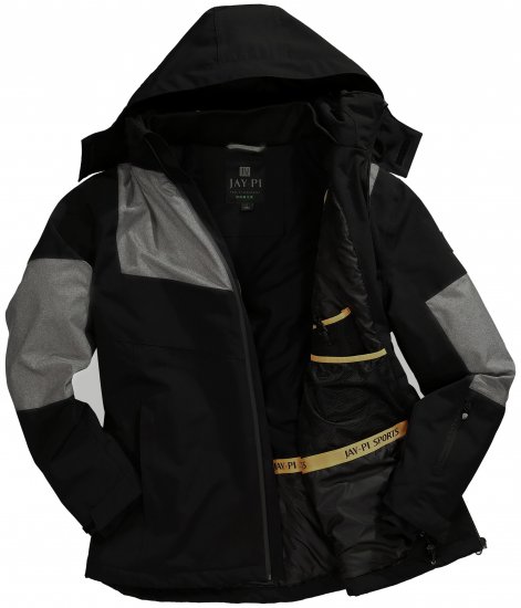Jay-Pi Ski Jacket Functional Waterproof Windproof Black - Skiklær - 