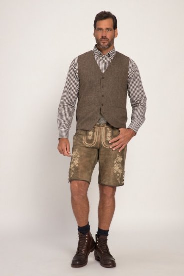 JP1880 Vest Tweed Wool Blend Traditional Light Brown - Dresser og blazere - Dresser i store størrelser