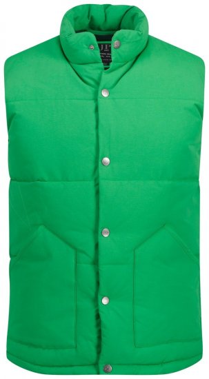 JP1880 818980 Quiltet vest i bomullsblanding Lysegrønn - Jakker - Store jakker - 2XL-12XL