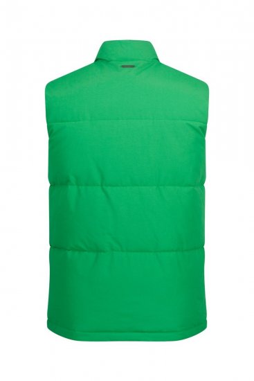 JP1880 818980 Quiltet vest i bomullsblanding Lysegrønn - Jakker - Store jakker - 2XL-12XL