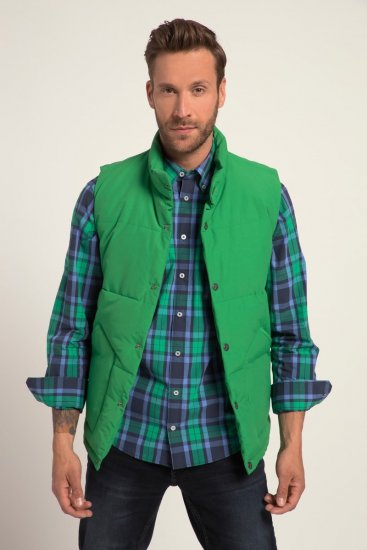 JP1880 818980 Quiltet vest i bomullsblanding Lysegrønn - Jakker - Store jakker - 2XL-12XL