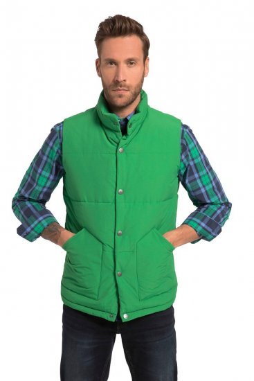JP1880 818980 Quiltet vest i bomullsblanding Lysegrønn - Jakker - Store jakker - 2XL-12XL