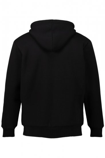JP1880 820464 Hettejakke med teddyfôr Svart - Gensere og hettegensere - Store hettegensere - 2XL-14XL