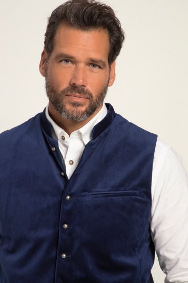 JP1880 Velvet Vest Traditional Blue - Festklær - Festklær – For å feire stilfullt og komfortabelt