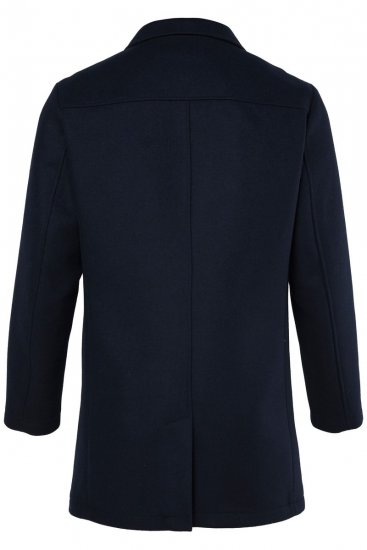 JP1880 821066 Quiltet Ullfrakk Mørkeblå - Jakker - Store jakker - 2XL-12XL