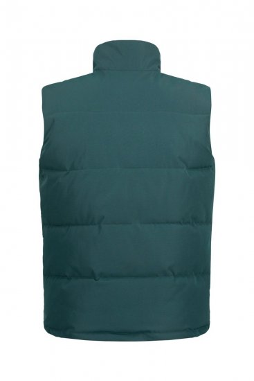 STHUGE 821232 Quiltet vest med glidelås Olivengrønn - Jakker - Store jakker - 2XL-12XL