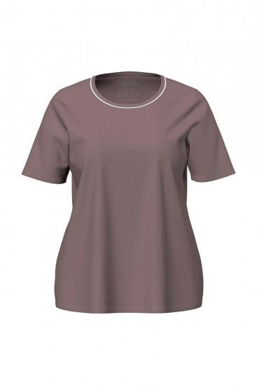Ulla Popken 821244 Prikkete pyjamas Brun - Pyjamas/Loungewear - 