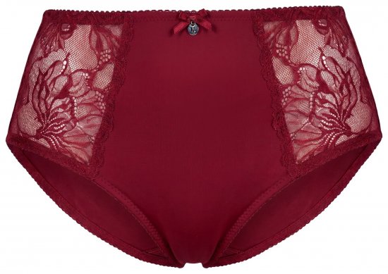 Ulla Popken 822864 Truser med blonder Lilla - Truser - 