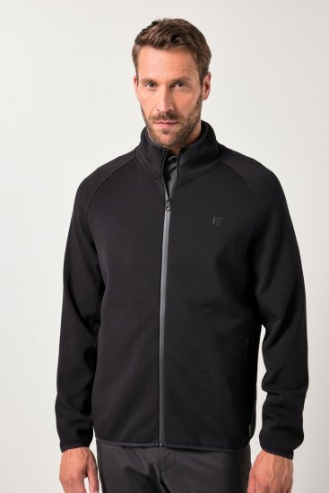 JAY-PI FLEXNAMIC® Golf Sweat Jacket with Zipper Black - Sportsklær & turklær - Sportsklær till herre i store størrelser