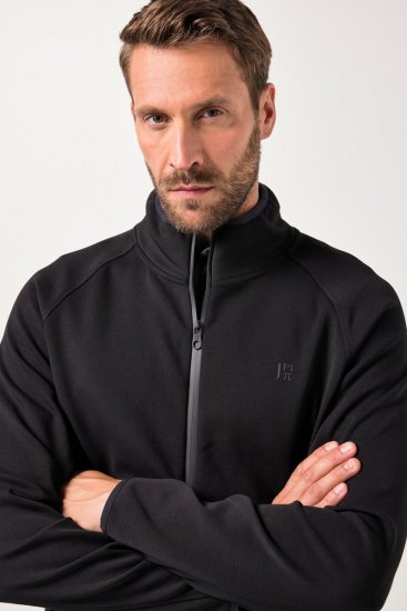 JAY-PI FLEXNAMIC® Golf Sweat Jacket with Zipper Black - Sportsklær & turklær - Sportsklær till herre i store størrelser