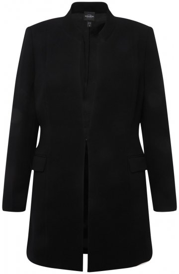 Ulla Popken 823318 Blazer med ståkrage Svart - Blazere - Blazere i store størrelser for dame