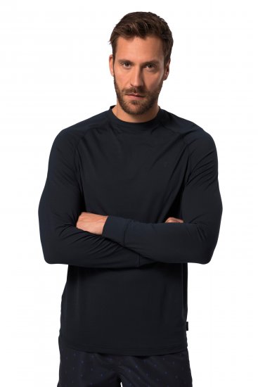 JP1880 Jay-Pi UV Protection Long Sleeve Swimming Top Navy Blue - Sportsklær & turklær - Sportsklær till herre i store størrelser
