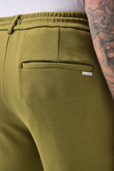 JP1880 New York Flexnamic Jerseybukse med strikk i livet Grønn - Dresser og blazere - Dresser i store størrelser