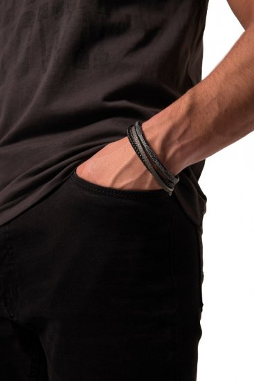 JP1880 824904 Armbånd ekstralangt Svart - Smykker - 