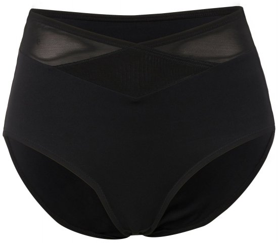 Ulla Popken 825676 Formende truser med høyt liv Svart - Shapewear - 