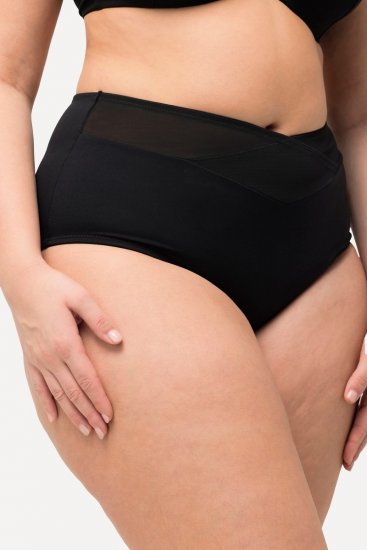 Ulla Popken 825676 Formende truser med høyt liv Svart - Shapewear - 