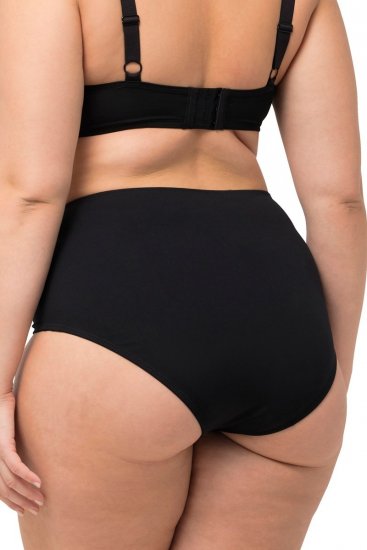 Ulla Popken 825676 Formende truser med høyt liv Svart - Shapewear - 