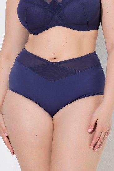 Ulla Popken 825676 Formende truser med høyt liv Kongeblå - Shapewear - 