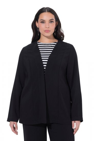Ulla Popken 825828 Jakke Svart - Jakker - Damejakker i store størrelser