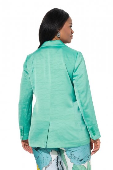 Ulla Popken 826161 Strukturert blazer Grønn - Blazere - Blazere i store størrelser for dame