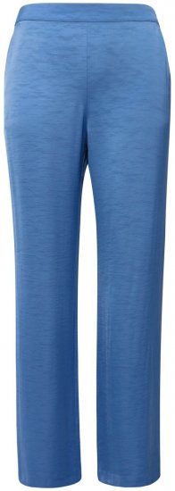 Ulla Popken 826163 Vide dressbukser Denimblå - Stoffbukser - Vide bukser til dame i store størrelser
