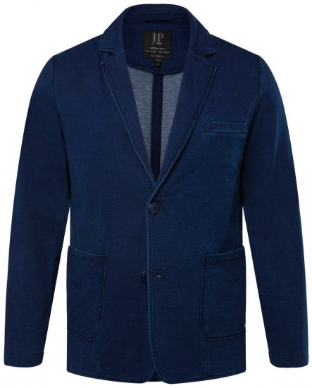 JP1880 826175 Sweatblazer i vintagelook Mørkeblå - Dresser og blazere - Dresser i store størrelser