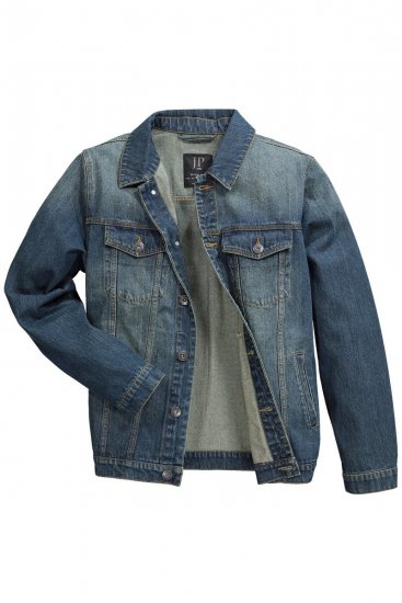 JP1880 Denim Jacket Dark Blue Denim - Jakker - Store jakker - 2XL-12XL