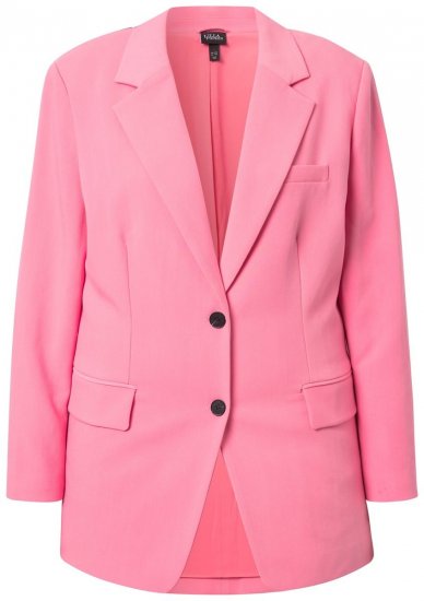 Ulla Popken 826487 Oversize blazer Rosa - Blazere - Blazere i store størrelser for dame