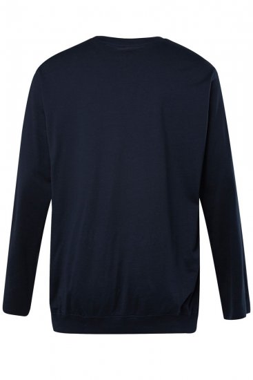 JP1880 827128 Langermet T-skjorte med magepasning Mørkeblå - T-skjorter - Store T-skjorter - 2XL-14XL