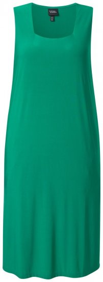 Ulla Popken 827908 Ermeløs jerseykjole Grønn - Jerseykjoler - 