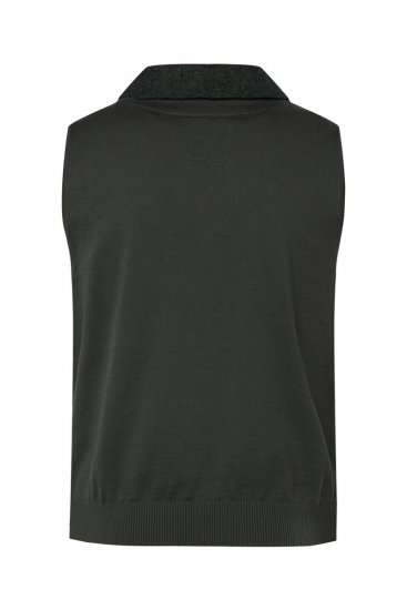 JP1880 828736 Tweedvest med strikket rygg Flaskegrønn - Dresser og blazere - Dresser i store størrelser