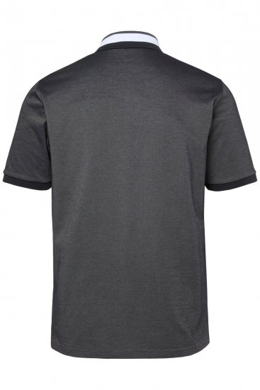 JAY-PI Quickdry Two-Tone Golf Poloshirt Black - Polo- & piqueskjorter - Poloskjorte i store størrelser - 2XL-8XL