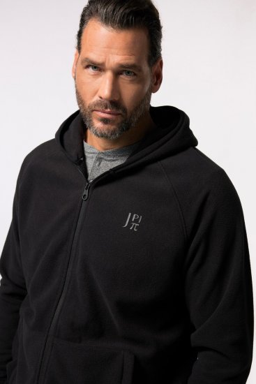 JAY-PI Ultra-light Fleece Jacket Black - Gensere og hettegensere - Store hettegensere - 2XL-14XL
