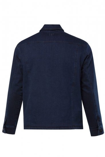 JP1880 829251 Jeansjakke med teddyfôr Mørkeblå - Jakker - Store jakker - 2XL-12XL