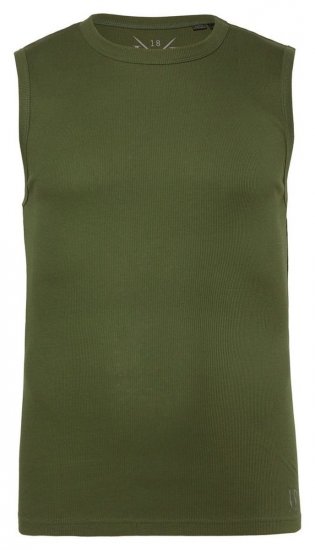 JP1880 Undershirt Rib Jersey Green - T-skjorter - Store T-skjorter - 2XL-14XL
