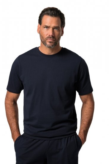 JP1880 829513 Pysjamas kort modell bellyfit Mørkeblå TALL - TALL undertøy & badetøy - TALL Undertøy & Badetøy