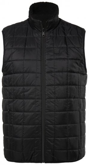 Jay-Pi 829716 Vendbar vest med teddy Svart - Jakker - Store jakker - 2XL-12XL
