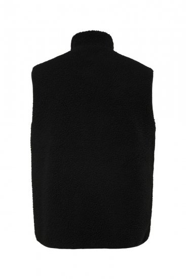 Jay-Pi 829716 Vendbar vest med teddy Svart - Jakker - Store jakker - 2XL-12XL
