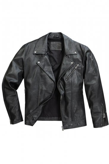 JP1880 830586 Bikerjakke i lammenappa Svart - Jakker - Store jakker - 2XL-12XL
